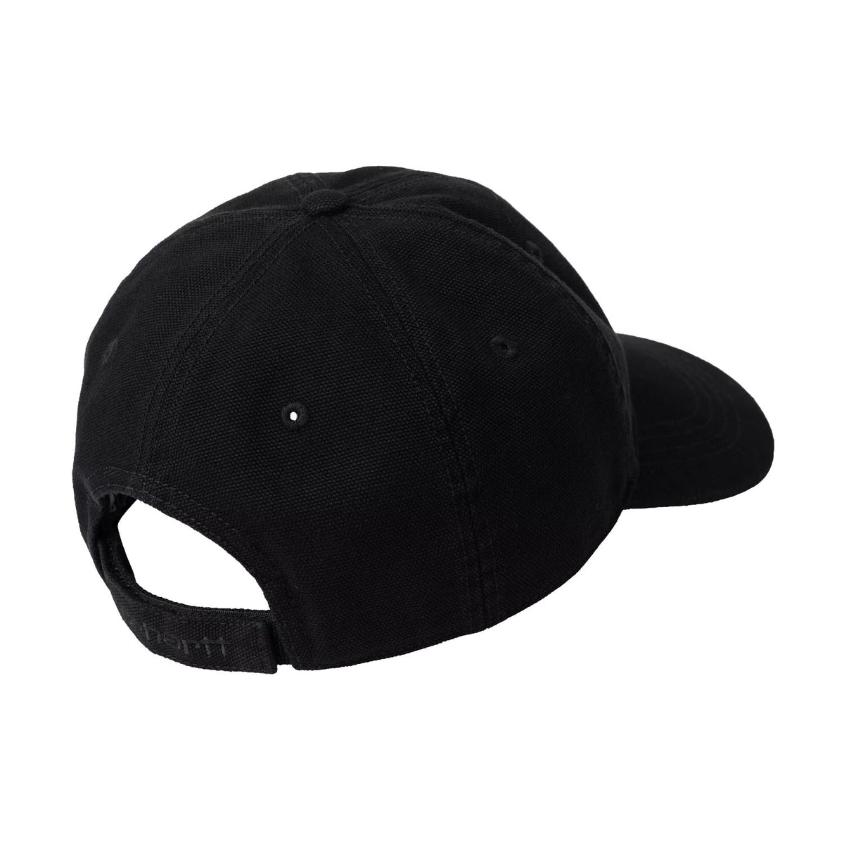 Selby Canvas Cap Black Stone Washed