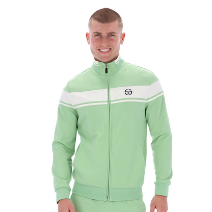 Model wearing Sergio Tacchini Damarindo Track Top