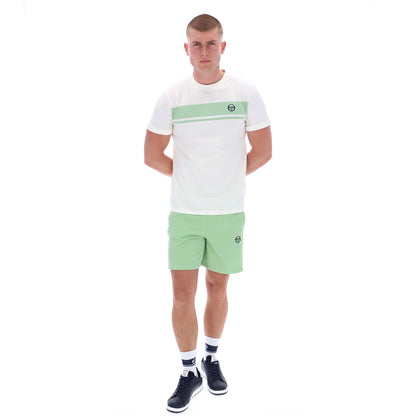 Short Sleeve Master Tee Gardenia Quiet Green