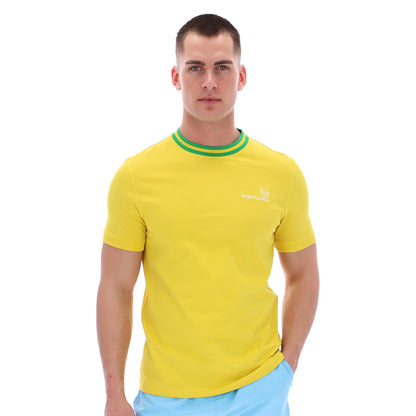 Rainer FC T Shirt Cyber Yellow Fern Green