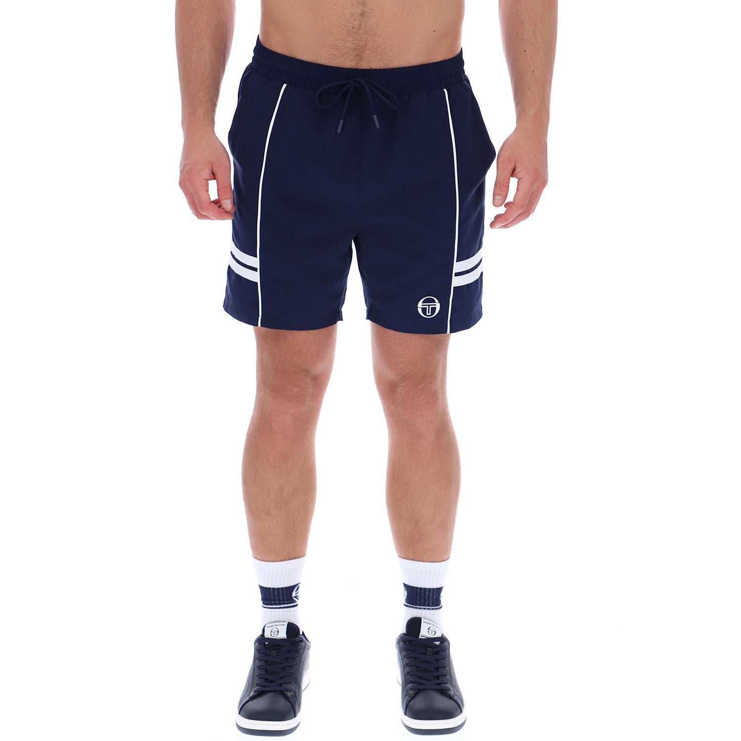 Romolo Swim Shorts Maritime Blue White