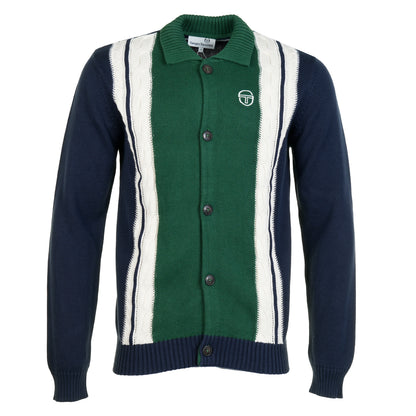 Bruni Knit Cardigan Maritime Blue/ Gardenia/ Eden
