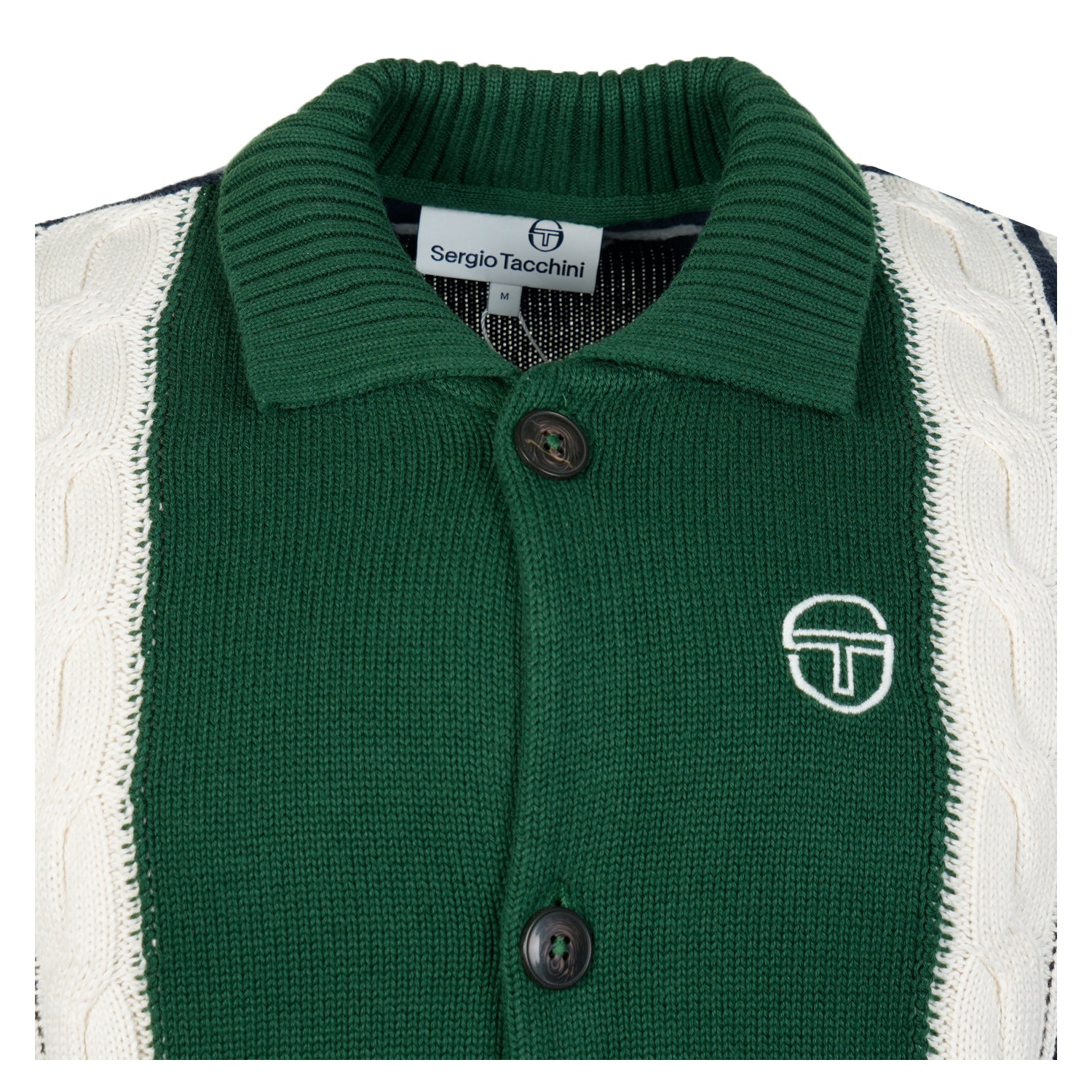 Bruni Knit Cardigan Maritime Blue/ Gardenia/ Eden