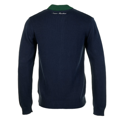 Bruni Knit Cardigan Maritime Blue/ Gardenia/ Eden