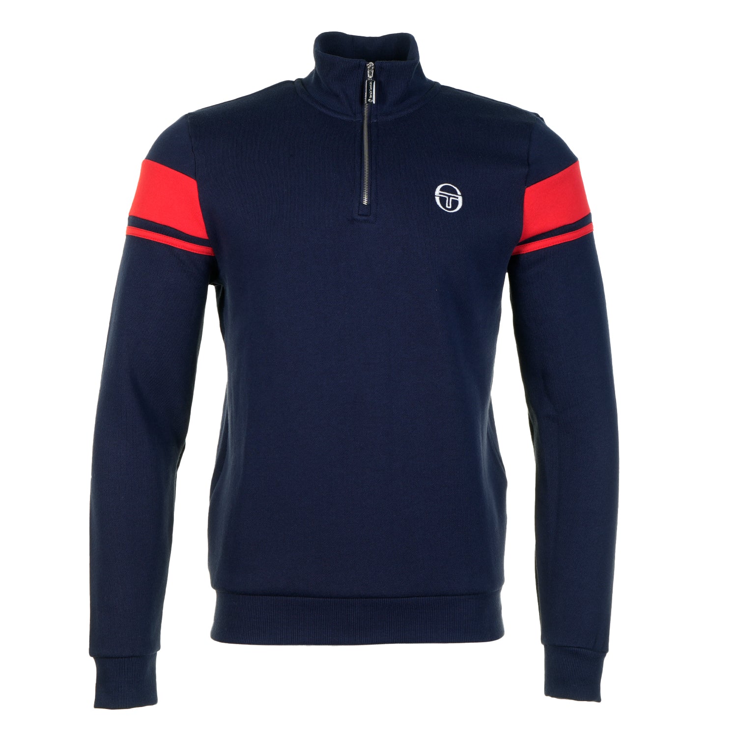 Damarindo Quarter Zip Maritime Blue/ Adrenaline Rush