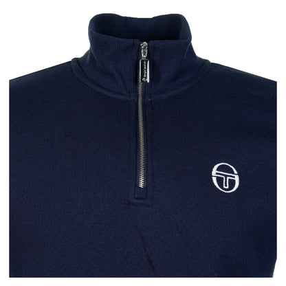 Damarindo Quarter Zip Maritime Blue/ Adrenaline Rush