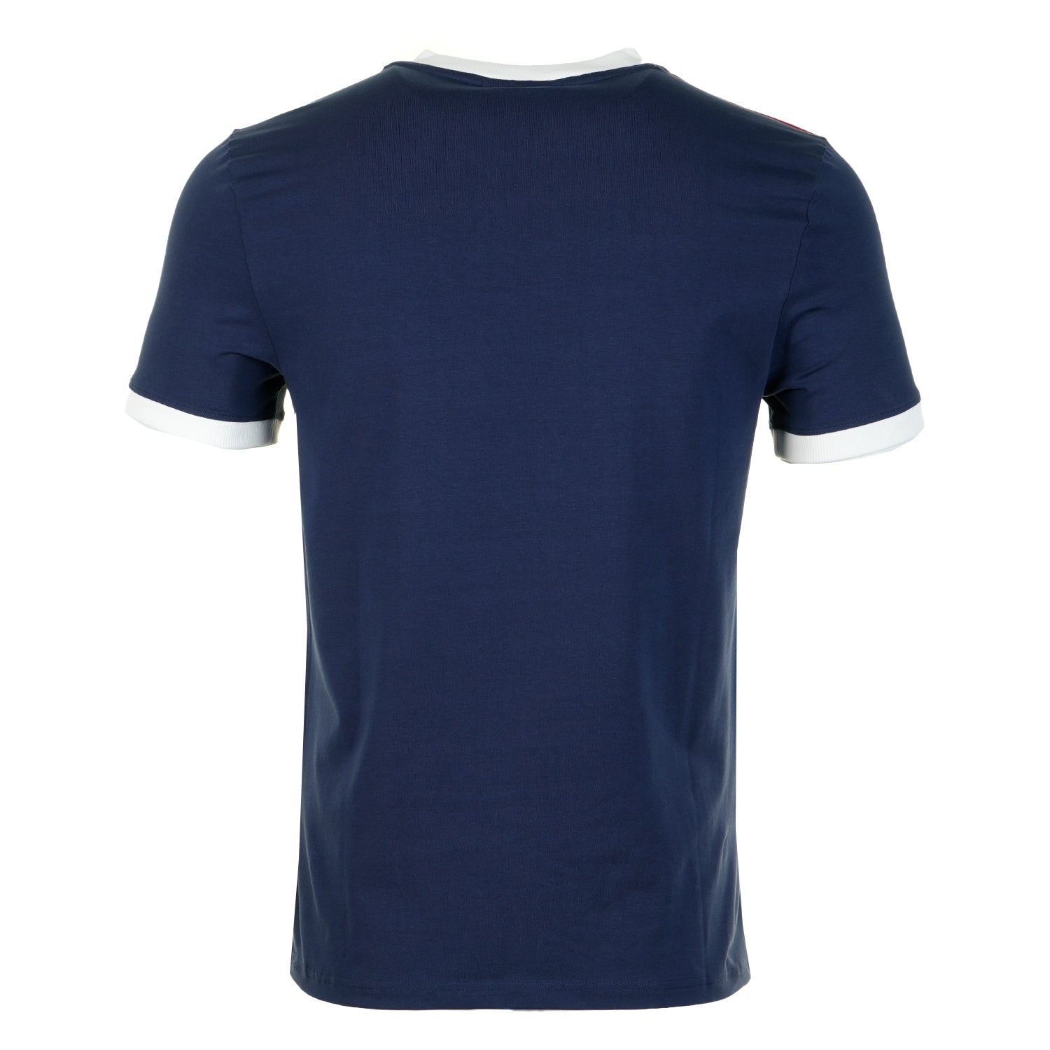 Short Sleeve Triste T Shirt Maritime Blue White