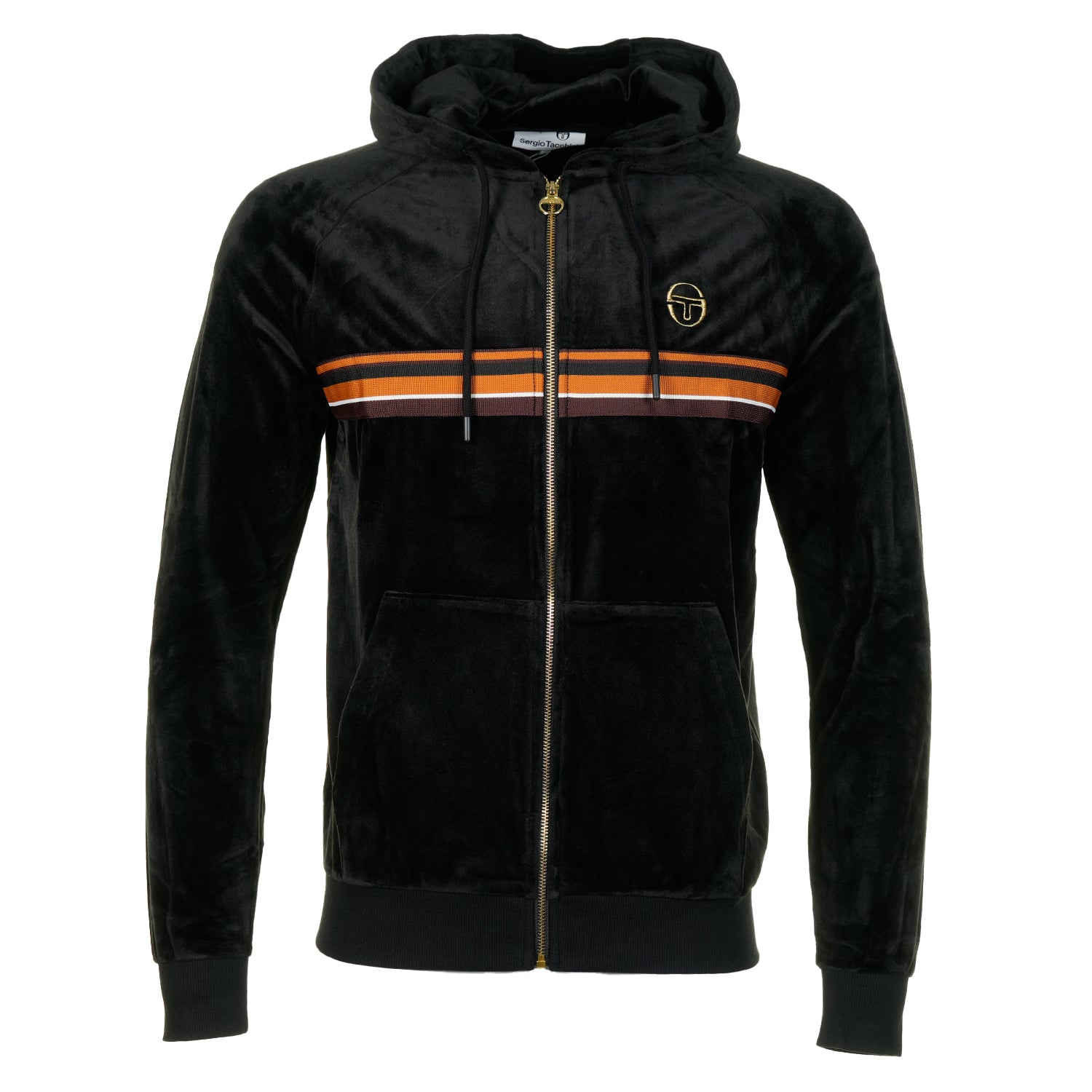Albi Velour Hoody Black Gold