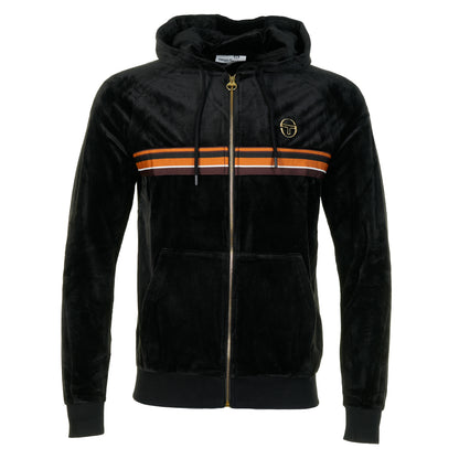 Albi Velour Hoody Black Gold