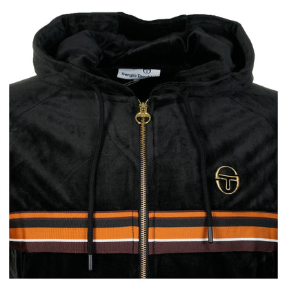 Albi Velour Hoody Black Gold