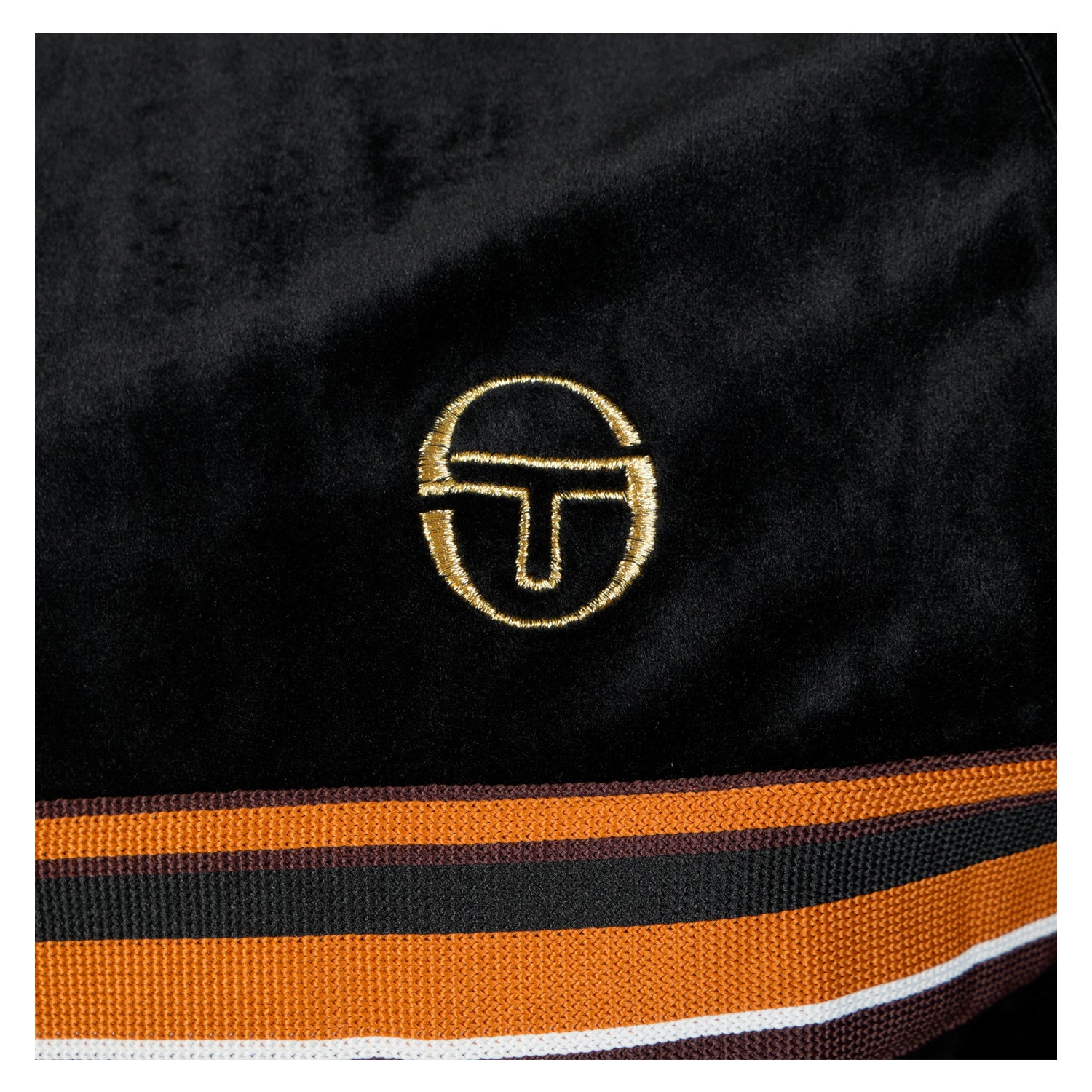 Albi Velour Hoody Black Gold