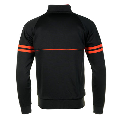 Orion TJ Track Jacket Black Tangerine Tango