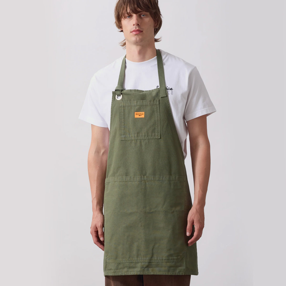Canvas Apron Olive