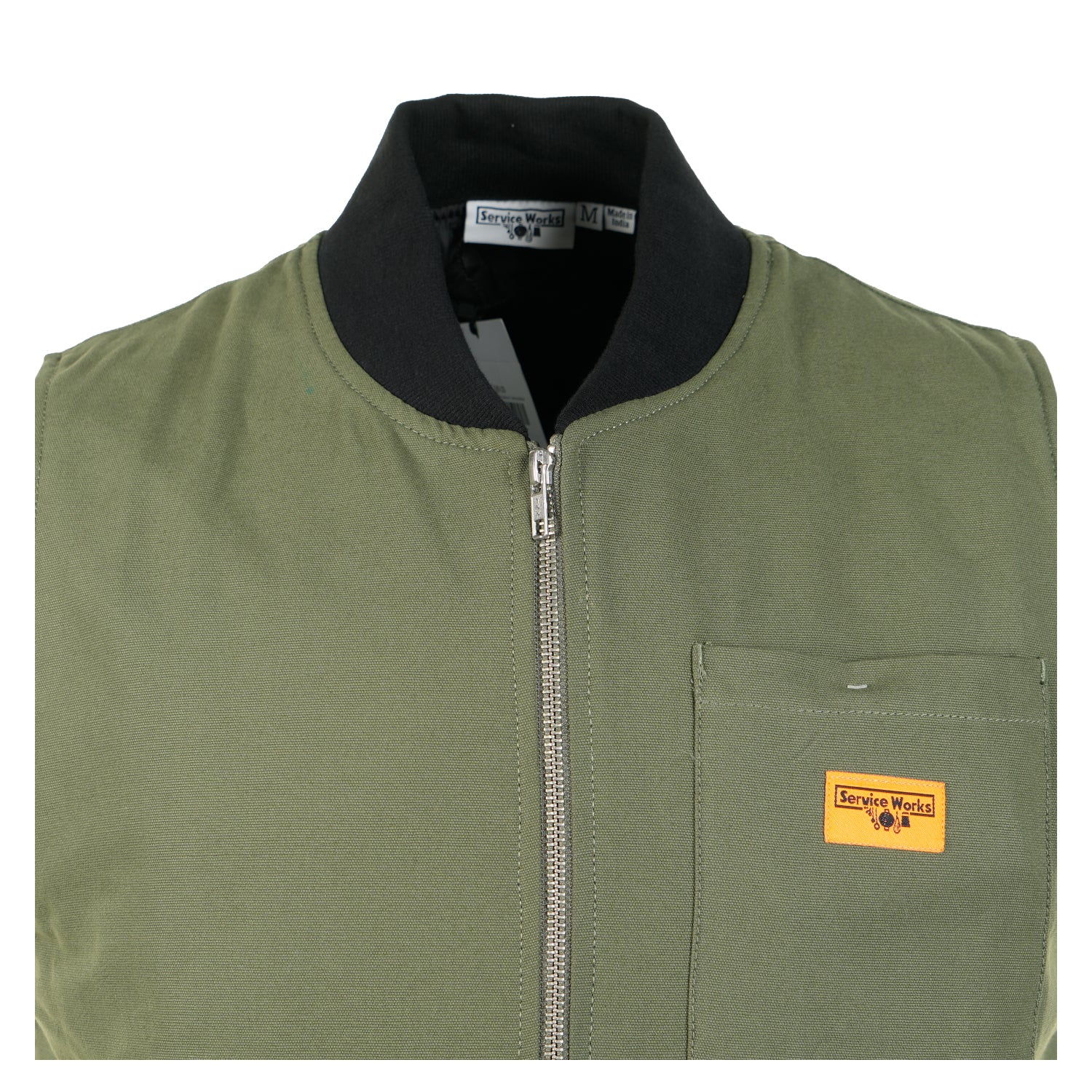 Canvas Work Vest Olive