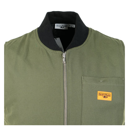Canvas Work Vest Olive