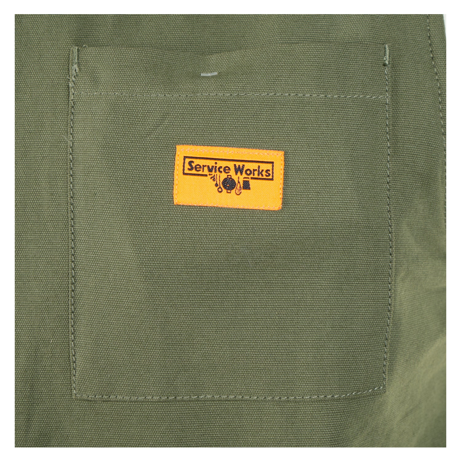 Canvas Work Vest Olive