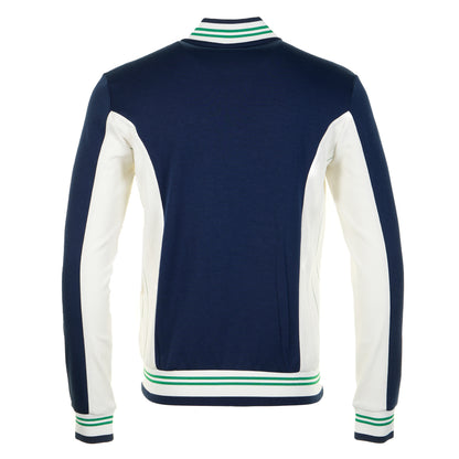 Settanta Track Jacket Navy Gardenia Green