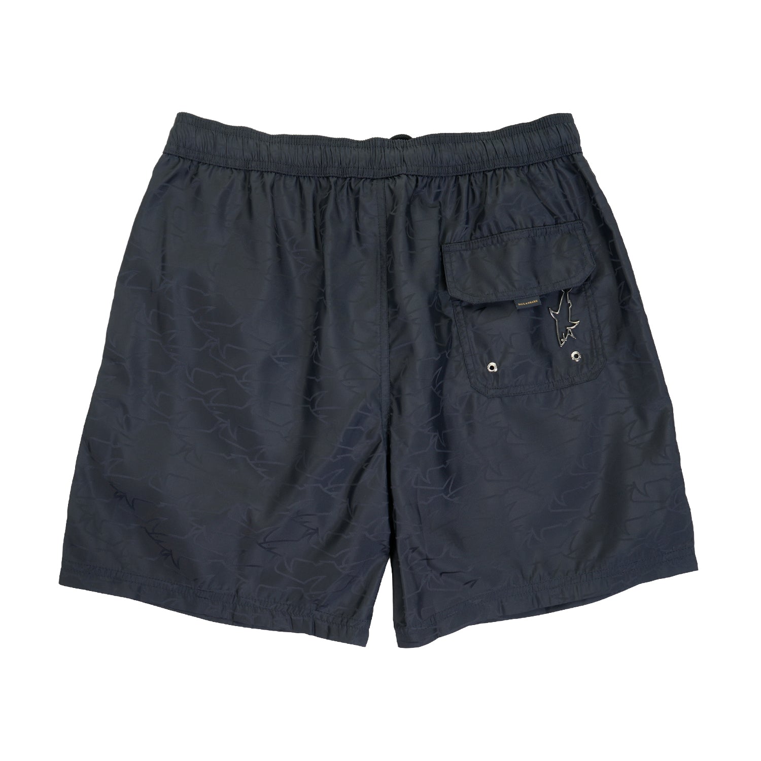 Tonal Multi Shark Logo Swim Shorts Navy