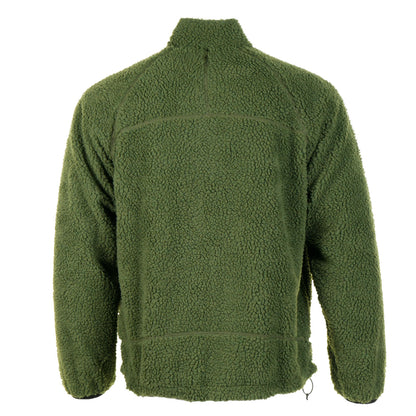 Reversible Sherpa Jacket Olive / Navy