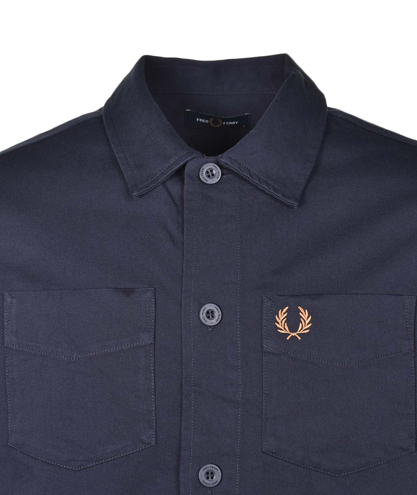 Twill Overshirt Navy