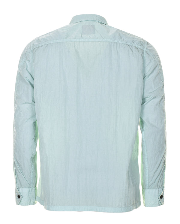 Lovel Zip Overshirt 446 Turquoise Aqua
