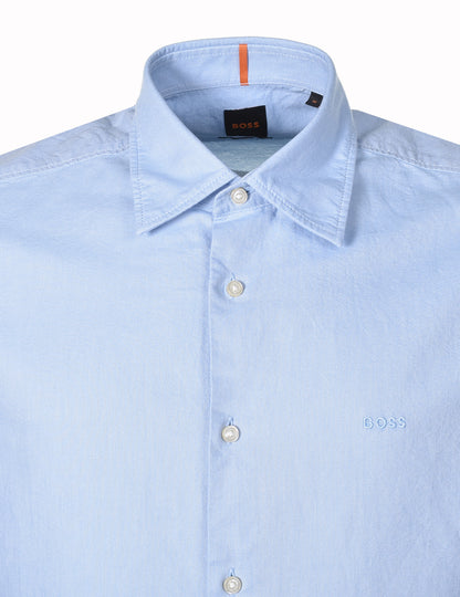 Rash Short Sleeve Oxford Shirt Light Open Blue