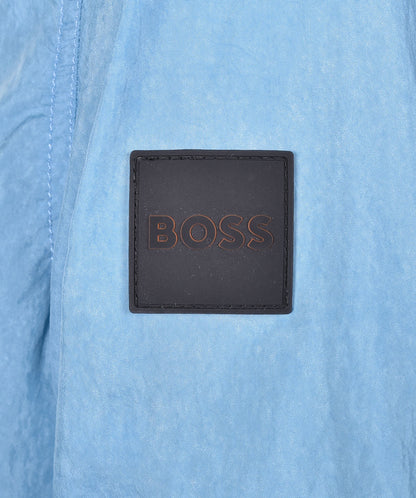 Lovvy Zip Overshirt Open Blue