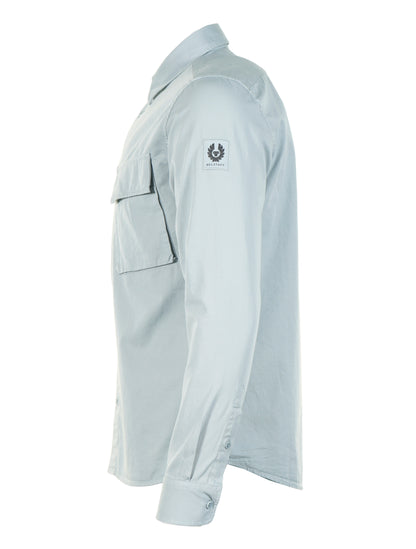 Long Sleeve Scale Shirt Quarry Blue