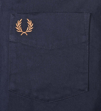 Twill Overshirt Navy