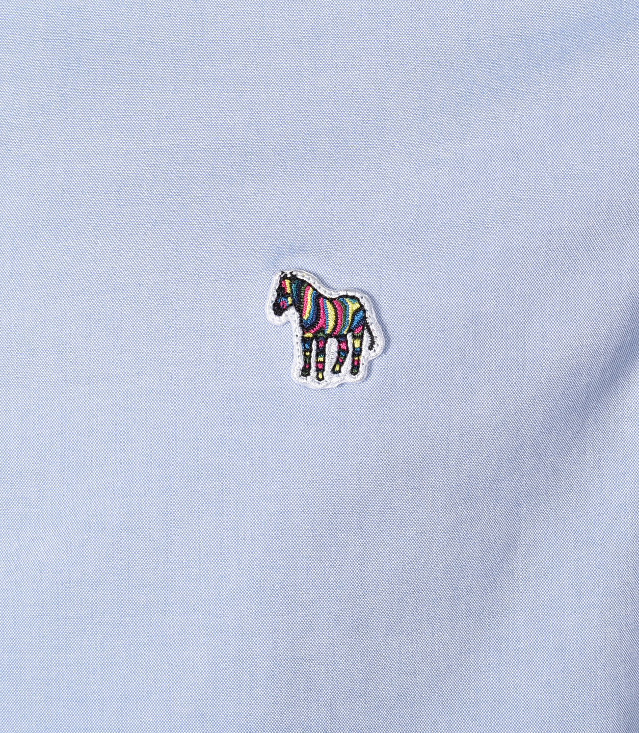 Short Sleeve Casual Fit Zebra Shirt Blue