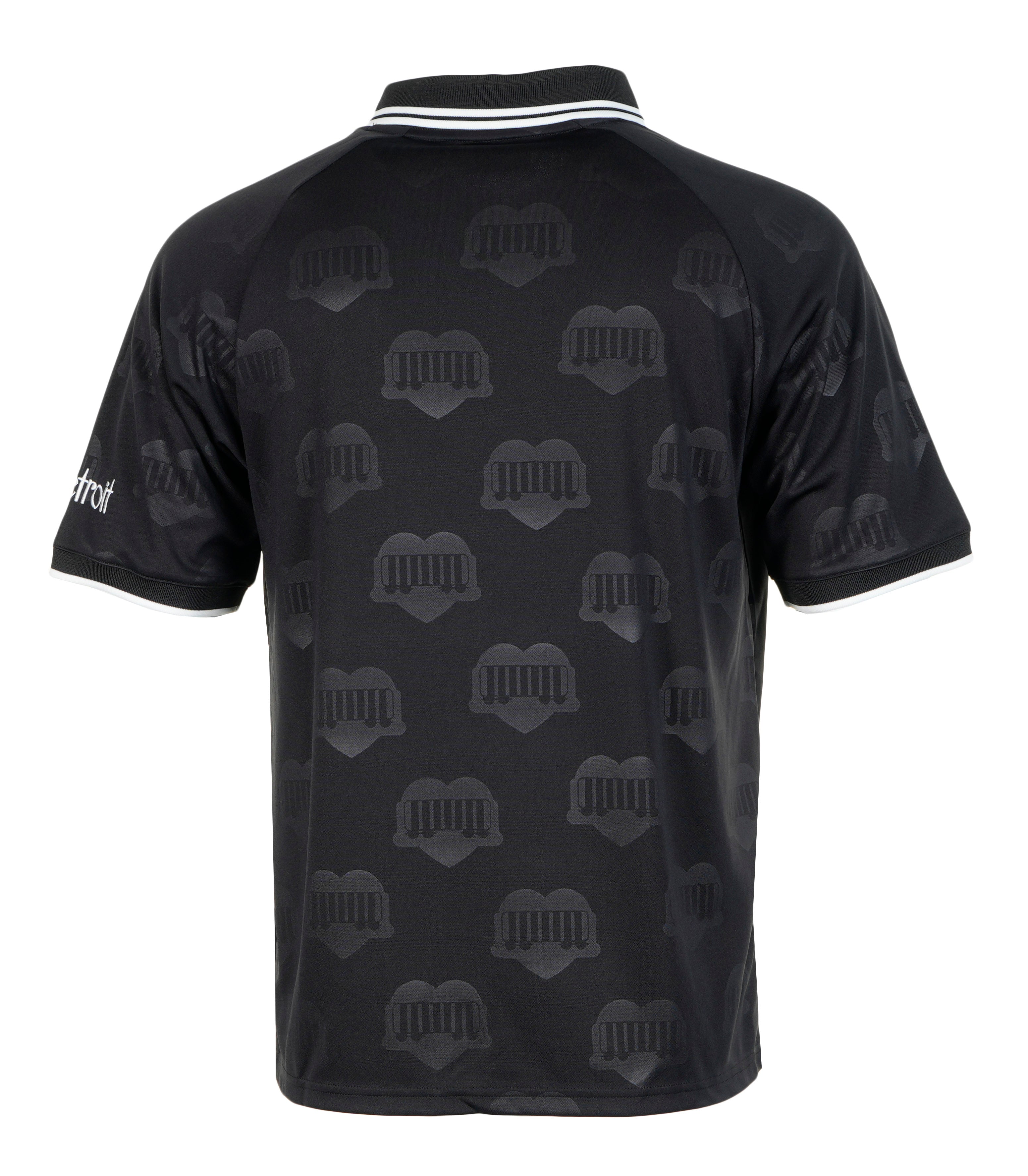 Short Sleeve Hartt's Football T Shirt Jacquard Black