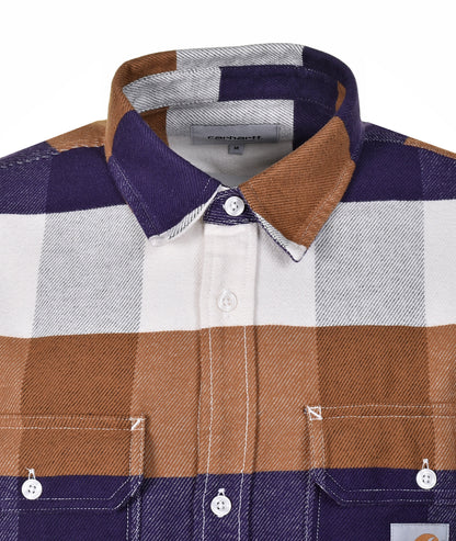 Long Sleeve Lyman Check Shirt Cassis