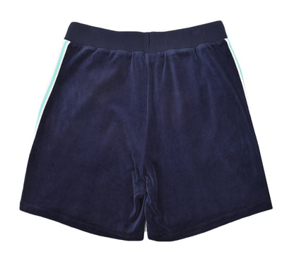 Slice Shorts Velour Maritime Blue Gold