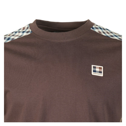Shoulder T Shirt Chocolate