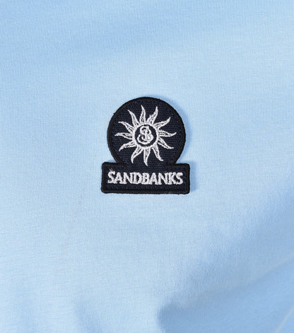 Badge Logo T Shirt Crystal Blue