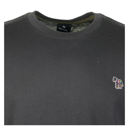 Regular Fit Zebra T Shirt 76 Slate