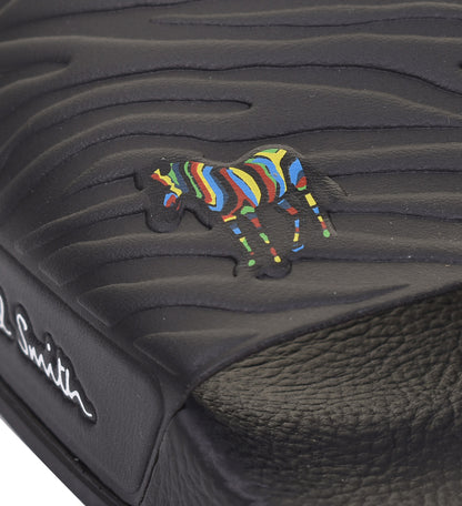 Zed Sliders Zebra Black