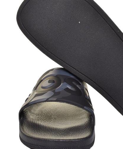 Aryeh Slide Camo Dark Grey