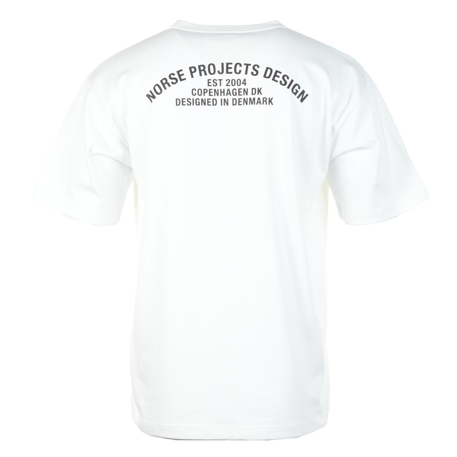 Snekkersten Organic Arch Print T Shirt White