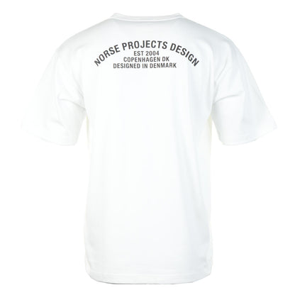 Snekkersten Organic Arch Print T Shirt White