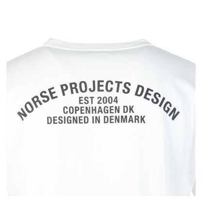 Snekkersten Organic Arch Print T Shirt White