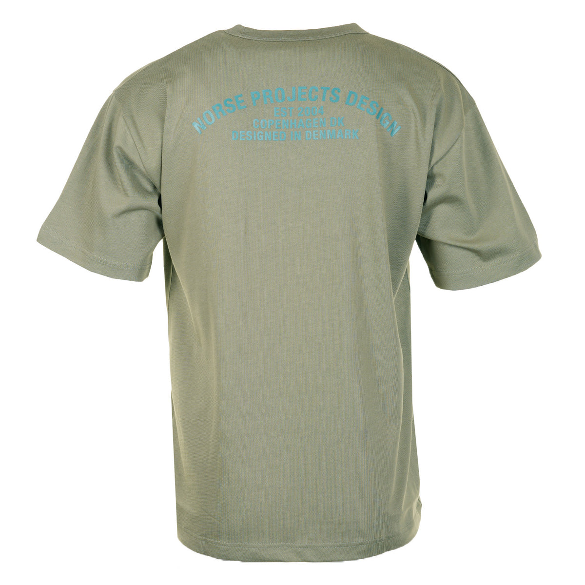 Snekkersten Organic Arch Print T Shirt Dusty Olive