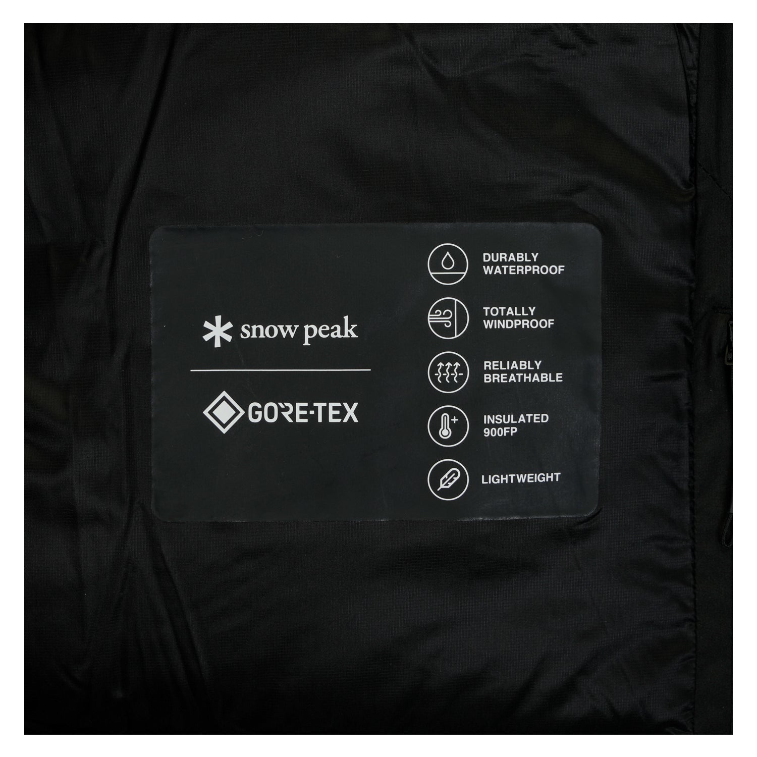 Gore-Tex Weatherproof Down Jacket Black