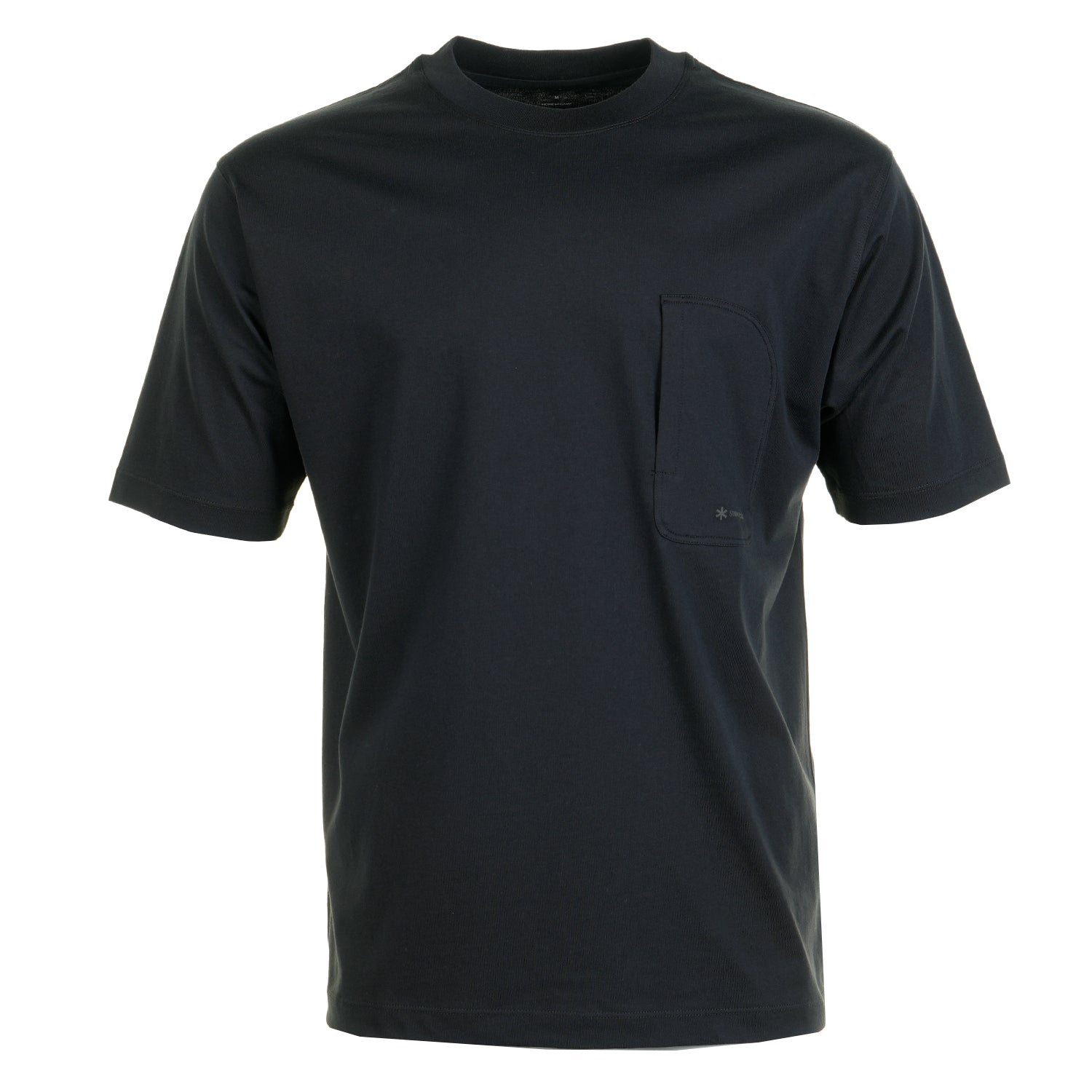 Snow Peak Mercerized Pocket  T Shirt Black