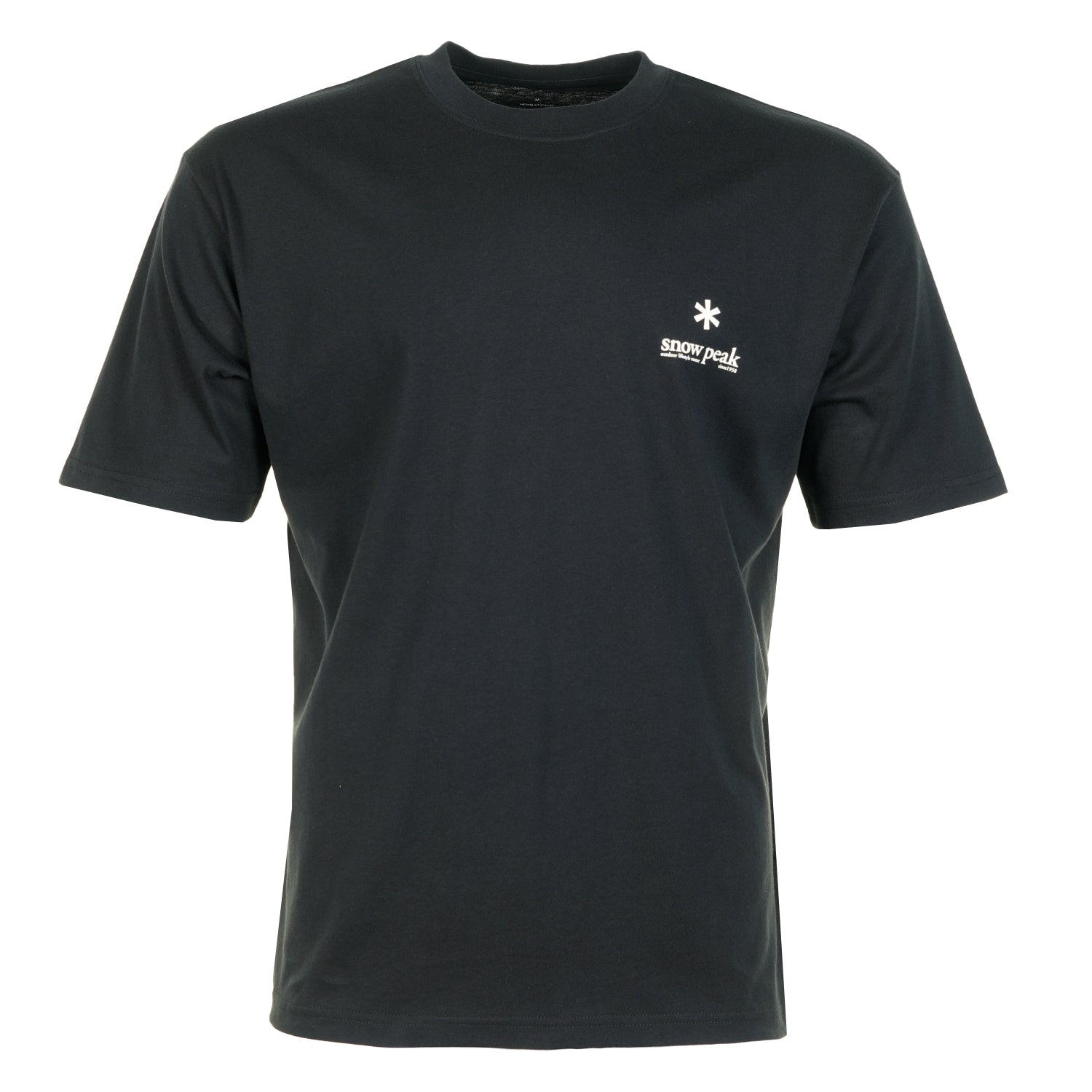 Snow Peak Soft Cotton Relaxed Fit Logo T Shirt Black