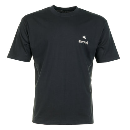 Soft Cotton Relaxed Fit Logo T Shirt Black