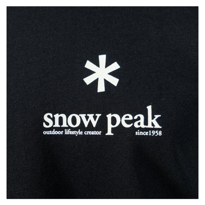 Soft Cotton Relaxed Fit Logo T Shirt Black