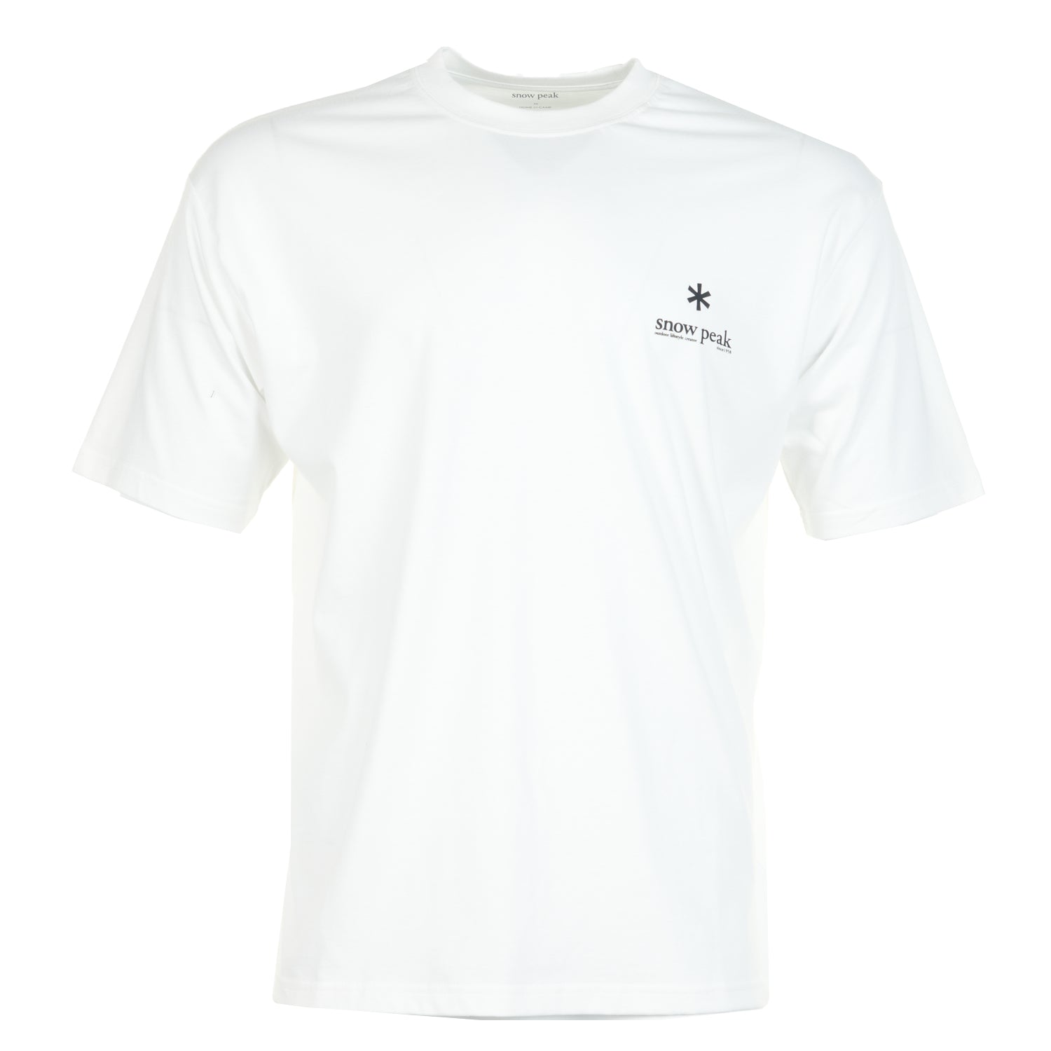 Soft Cotton Relaxed Fit Logo T Shirt Off White