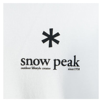 Soft Cotton Relaxed Fit Logo T Shirt Off White