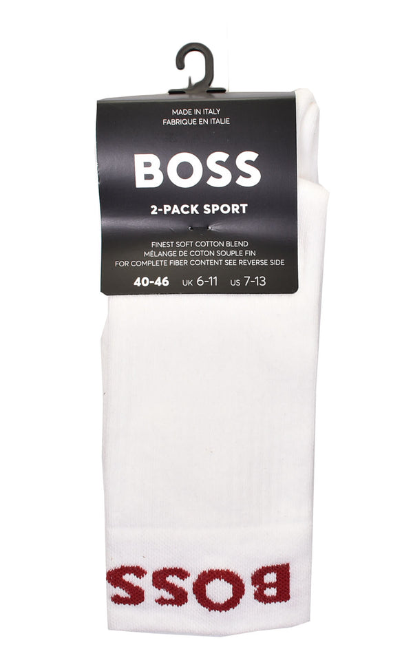 2 Pack RS Sport Socks White